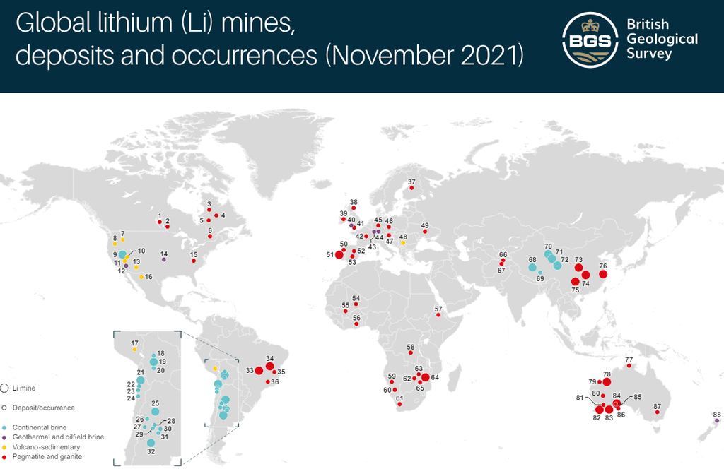 The Global Lithium Market: Mines, Supply, and Demand