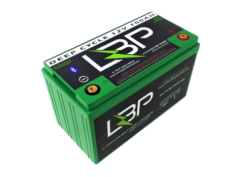 LBP 12V 100Ah BT Lithium Battery - Lithium Battery Power, LLC