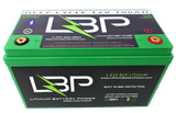 LBP 12V 100Ah Bluetooth Lithium Battery – Deep Cycle LiFePO4 Battery for boat battery, camper battery, trolling motor battery, and solar power systems