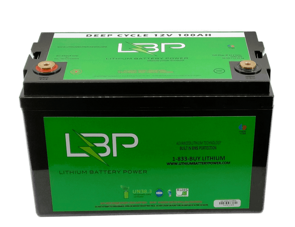 LBP 12V 100Ah ECO Lithium Battery – Lithium Battery Power, LLC