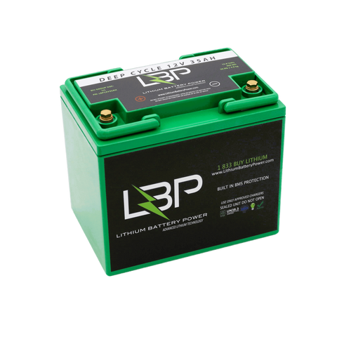 12V 35Ah Lithium Battery - Lithium Battery Power, LLC