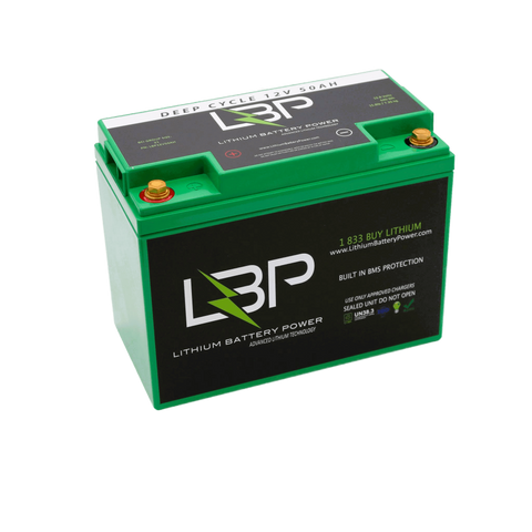 12V 50Ah Lithium Battery - Lithium Battery Power, LLC