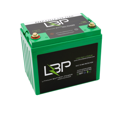 12V 75Ah Lithium Battery - Lithium Battery Power, LLC