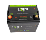 LBP 12V 80Ah High Performance Lithium Battery with durable green and black design, ideal for marine, camper, and solar applications – Lithium Battery Power, LLC.