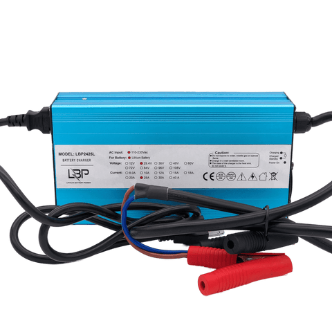 LBP 24V 25Ah Lithium Battery Charger - Lithium Battery Power, LLC
