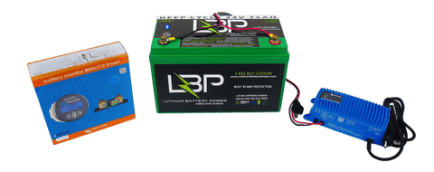 LBP 24V 75Ah Trolling Motor Lithium Battery Kit