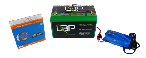 LBP 24V 75Ah Trolling Motor Lithium Battery Kit - Lithium Battery Power, LLC