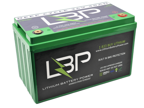 36V 40Ah Lithium Battery - Lithium Battery Power, LLC