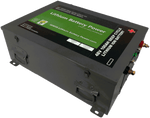 LBP 48V 100Ah Lithium Battery for deep cycle use, featuring advanced Battery Management System (BMS), ideal for trolling motors, off-grid solar systems, and marine applications