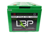 LBP 48V 120Ah Lithium Battery with advanced BMS for deep cycle applications, ideal for marine, solar power systems, and high-performance energy needs