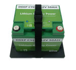 LBP Custom Battery Tray Group 21, acid and salt-resistant, designed for lithium and deep cycle batteries, ideal for marine and outdoor applications