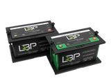 Custom lithium battery tray measuring 13.37" x 6.75" made from durable, marine-grade Starboard material, designed for secure mounting of lithium batteries – Lithium Battery Power, LLC